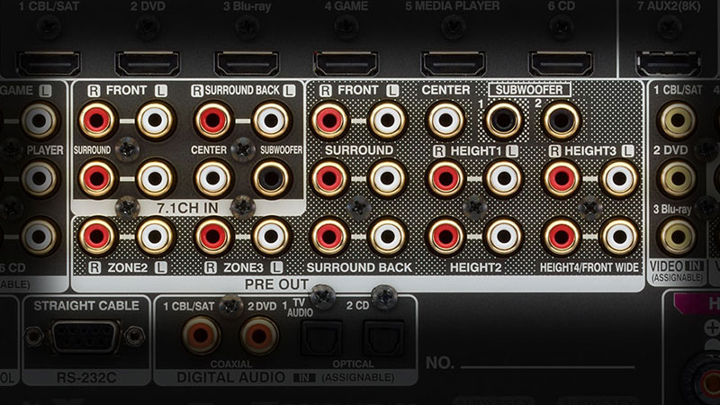 Amply Denon AVC-A110, 8K, 13.2 Kênh, 150W/CH, Bluetooth-16