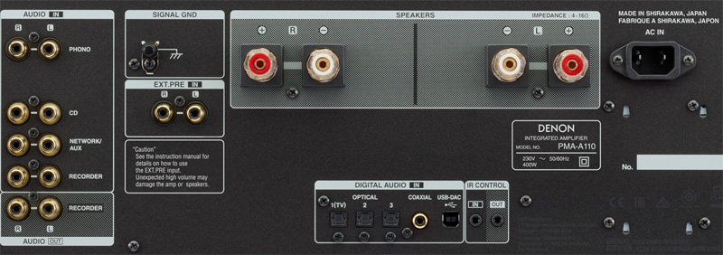 Amply DENON PMA-A110, 2 Kênh, 80W/CH (8 Ohm) (Made in Japan)-12