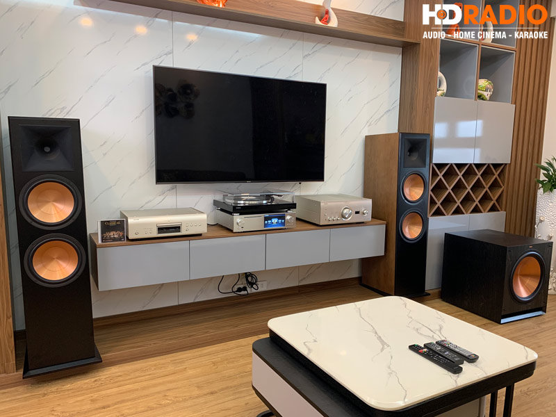 Dàn âm thanh nghe nhạc Cao Cấp Denon, Klipsch HD40 (Cocktail X50D, Yamaha TT N503, Denon DCD 2500NE, Denon PMA 2500NE, Klipsch SPL150, Klipsch RF7 III)-6