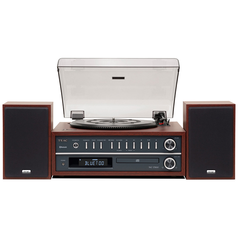 Dàn âm thanh nghe nhạc mini với đầu đĩa than TEAC MC-D800-1
