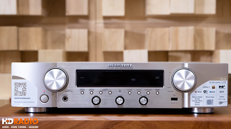 Amply Marantz NR1200 (2 Kênh, 75W/CH (8 Ohm), Bluetooth, Wifi, AirPlay)-1