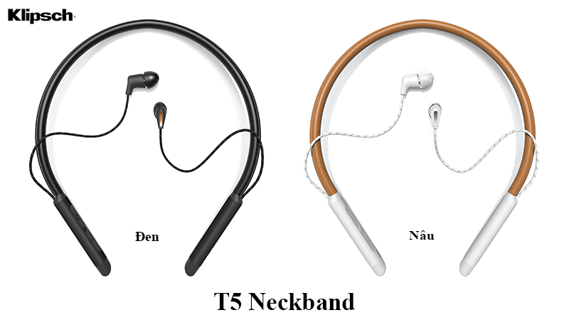 Tai Nghe Klipsch T5 Neckband (Không Dây, Pin 15 Giờ, IPX4, Bluetooth 5.0)-3