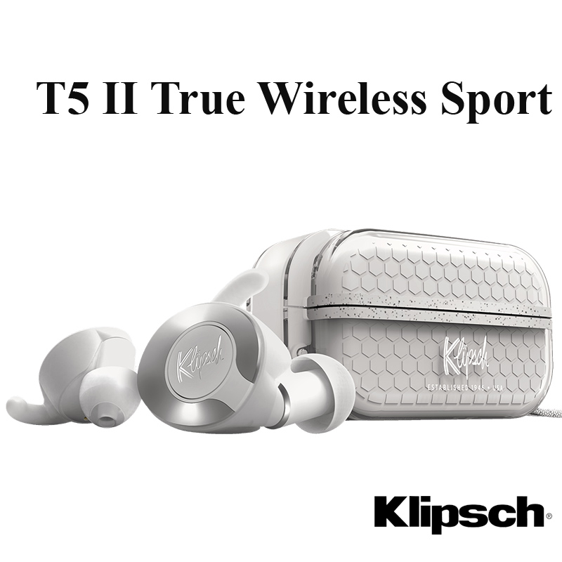 Tai Nghe Klipsch T5 II True Wireless Sport (Không Dây, Pin 8 Giờ, IP67, Bluetooth 5.0)-1