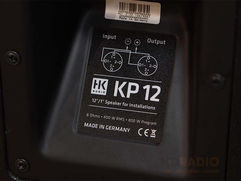 Loa HK Audio KP12, Bass 30cm, 600W-6