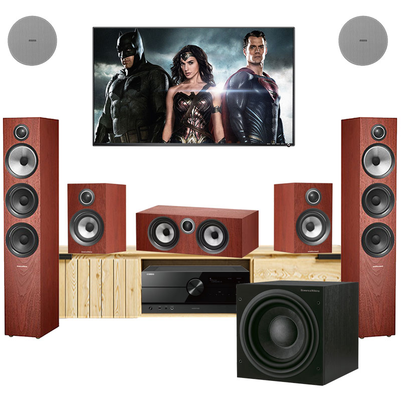 Dàn xem phim Dolby Atmos 5.1.2 Yamaha, B&W DB14 (Yamaha A8A, B&W 704 S2, 707 S2, HTM 72 S2, ASW610XP, Atmos Piega)-1