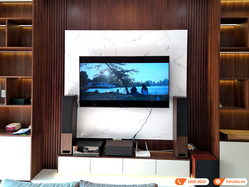 Dàn xem phim 5.1 Yamaha, Jamo AT12 (Yamaha V4A + Jamo S807 HCS + C910)-1