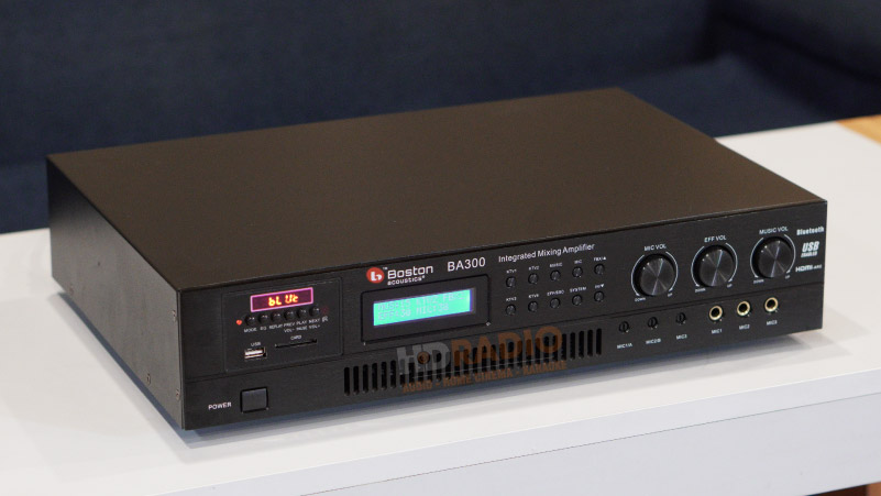 Amply Boston BA300 (Công Suất 600W/2 Kênh, Bluetooth, DSP chống hú, 12,8Kg)-2