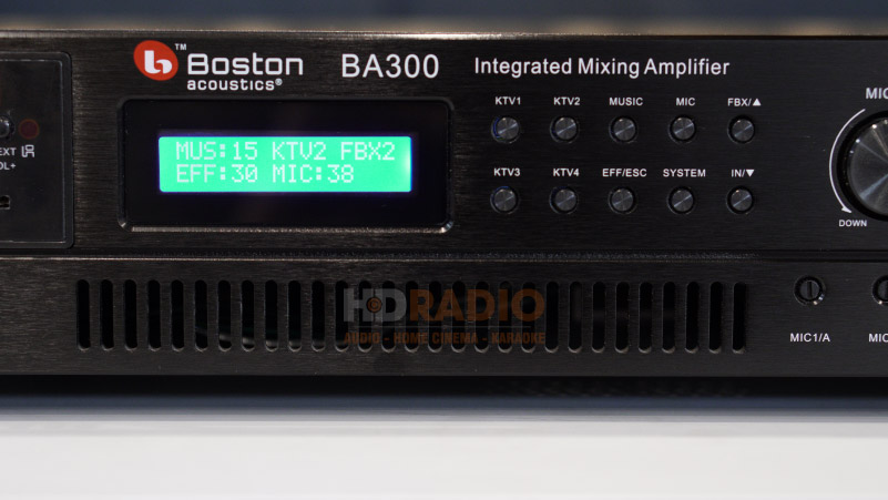 Amply Boston BA300 (Công Suất 600W/2 Kênh, Bluetooth, DSP chống hú, 12,8Kg)-5