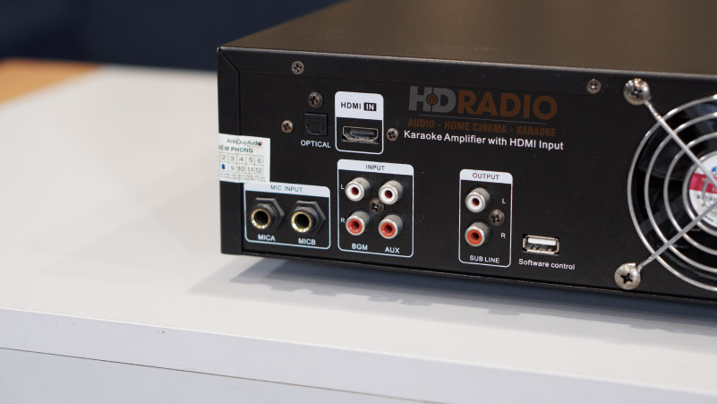 Amply Boston BA300 (Công Suất 600W/2 Kênh, Bluetooth, DSP chống hú, 12,8Kg)-9