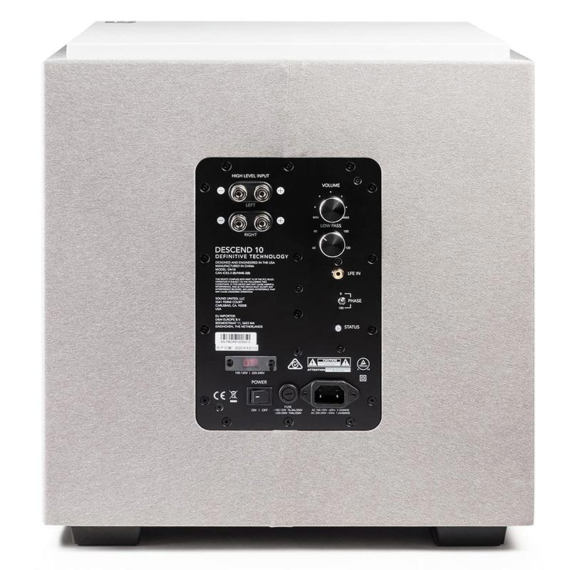 Loa Sub Definitive Technology Descend DN10, Sub điện, 200W, Bass 25cm-5