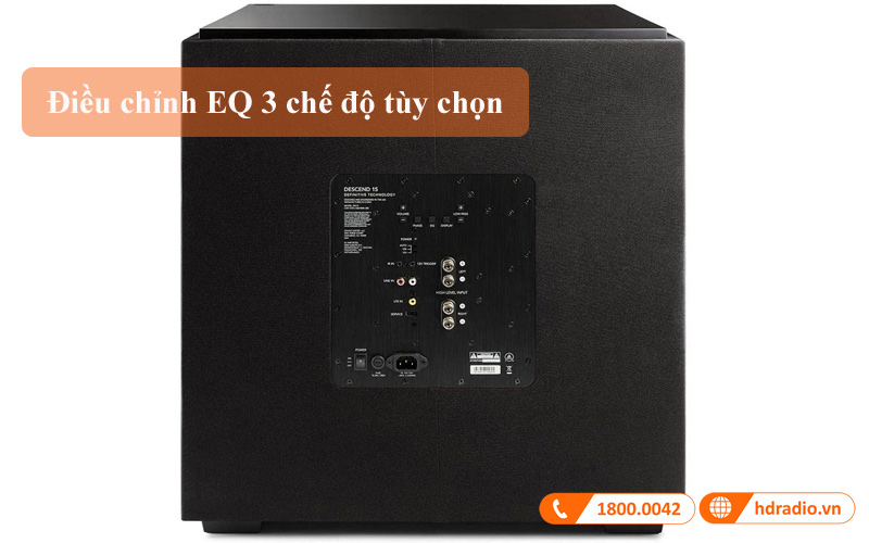 Loa Sub Definitive Technology Descend DN15, Sub điện, 500W, Bass 38cm-5