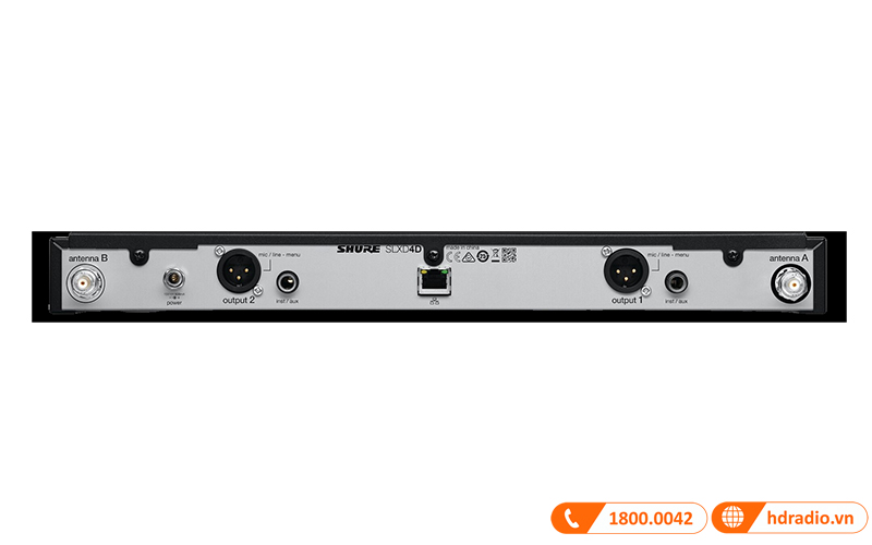 Micro không dây Shure SLXD24DA/SM58, Chống nhiễu-2