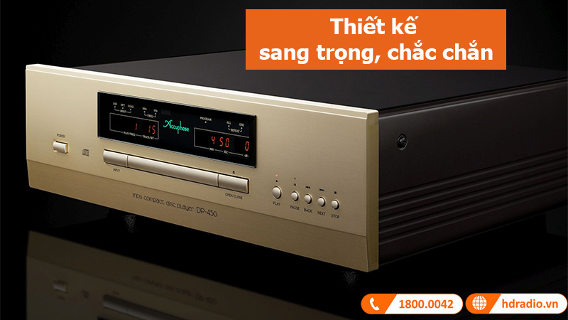 Đầu CD Accuphase DP450, OPTICAL, COAXIAL (Hỗ trợ CD, SACD, CD-R/-RW, DVD-R/-RW/+R/+RW)-10