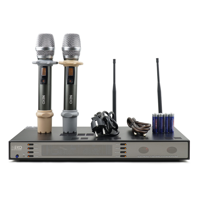 Micro Không Dây Neko MK800, Cảm biết gia tốc, Cảm biến tự ngắt, Dò sóng sạch-2