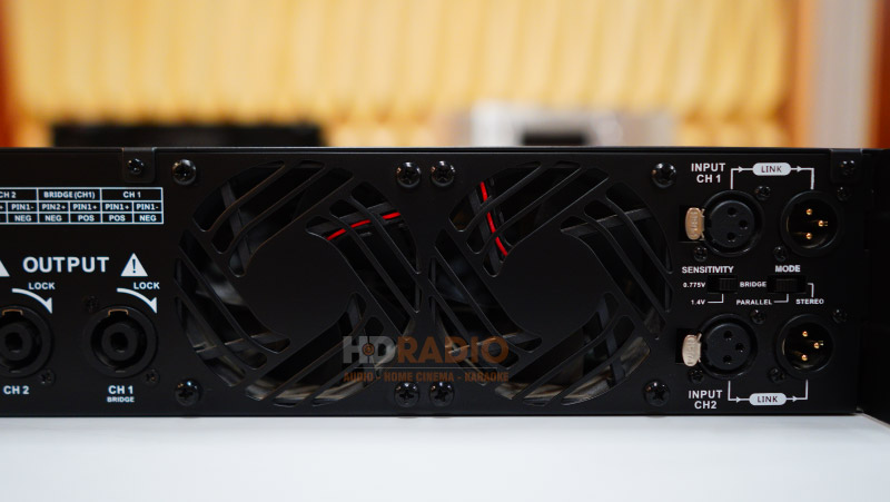 Cục đẩy Wharfedale XR2500 (Mạch Class H), 500W-8