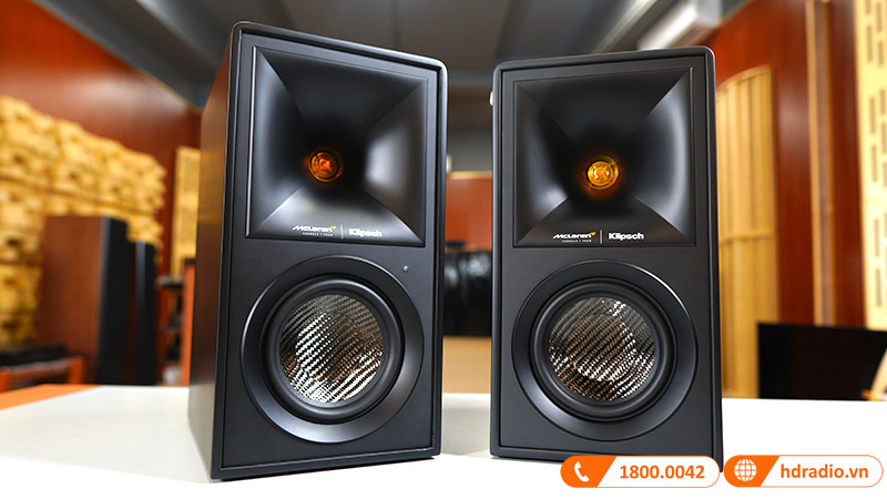 Loa Klipsch The Fives McLaren Edition, 160W, Bluetooth, AUX, RCA, Optical, USB, HDMI ARC-2