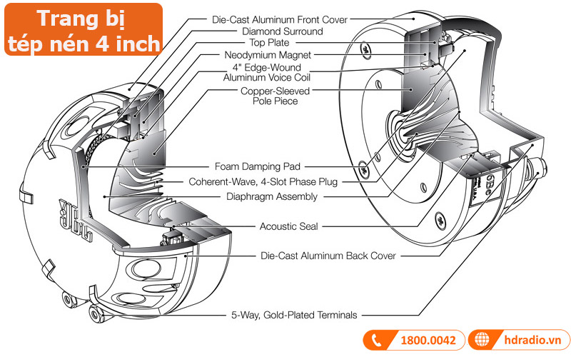 Loa JBL Everest DD65000 (Độ nhạy 96dB, Tần số 31Hz-50KHz)-9