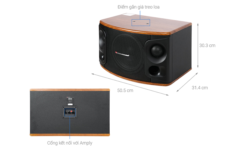 Loa Boston MD510, 200W, Bass 25cm-1