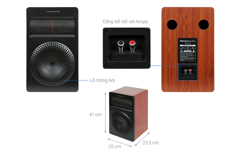 Loa Boston MD208 (Độ nhạy 93dB, Tần số 60Hz-17KHz)-1