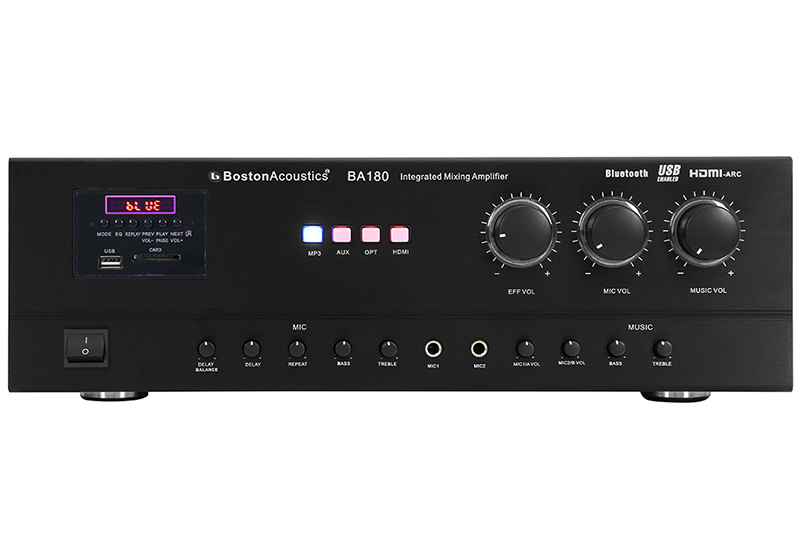 Amply Boston BA180, 200W, Bluetooth, HDMI, USB, OPTICAL-1