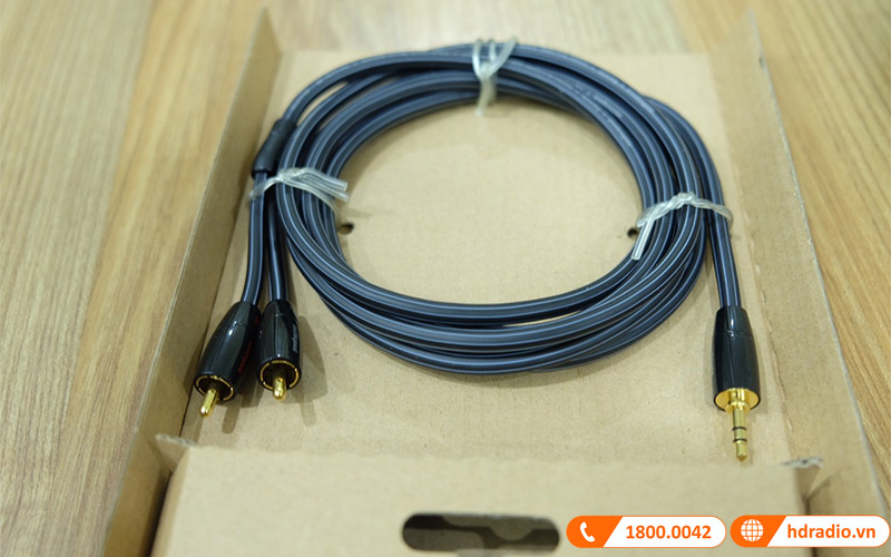 Dây Tín Hiệu Audioquest Tower (Độ dài 0,6m, 1m, 1,5m, 2m, 3m, 5m, 8m, 12m, 16m, 20m) 3.5 to AV, AV to AV-1