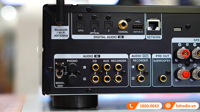 Amply Denon PMA-900HNE, 85W/CH, Bluetooth, Wifi, Airplay 2, HEOS, USB, Optical, Coaxial, HIRES-8