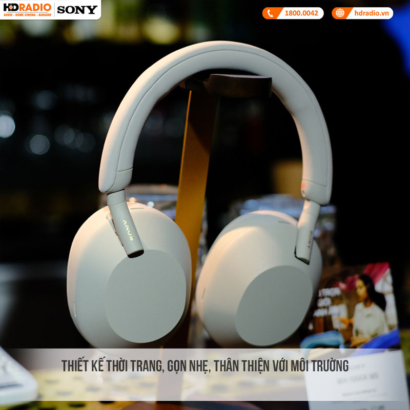 Tai Nghe Sony WH-1000XM5 (Chụp Tai, Chống Ồn, Pin 40 Giờ, Bluetooth 5.2)-1