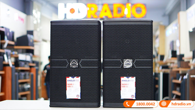 Loa Wharfedale ANGLO E12, Bass 30cm, công suất 400W, Từ Neo-4