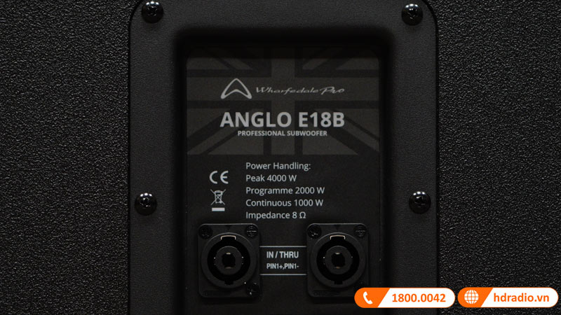Loa Wharfedale ANGLO E18B, Sub hơi, Bass 50cm, 1000W-12