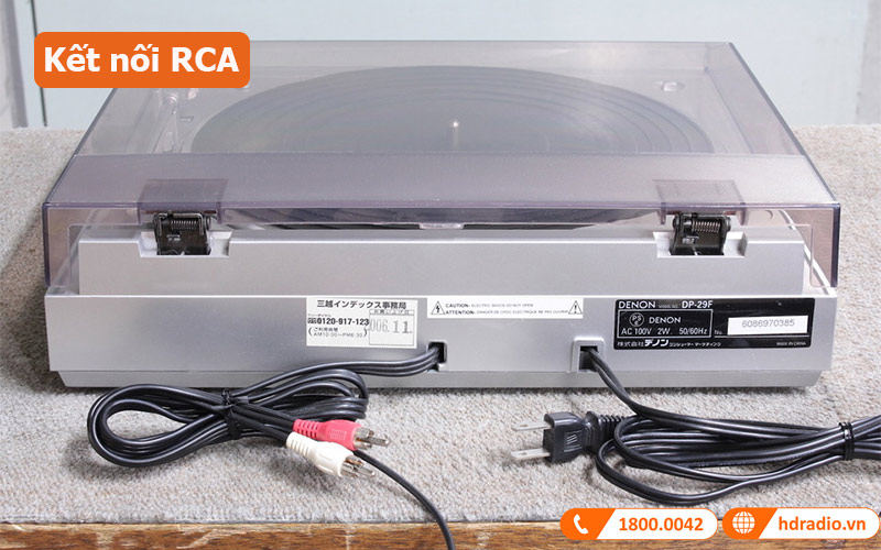 Đầu Đĩa Than Denon DP-29F, Hộp mực MM DSN-82, RCA (33 1/3, 45 RPM)-5