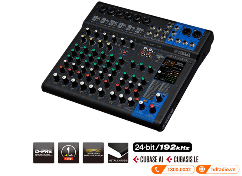 Bàn Mixer Yamaha MG12XUK-3