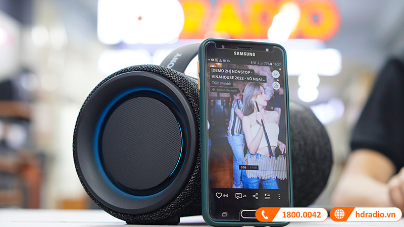 Loa Sony SRS-XG300, Pin 25h, IP67, Bluetooth 5.2, AUX-13