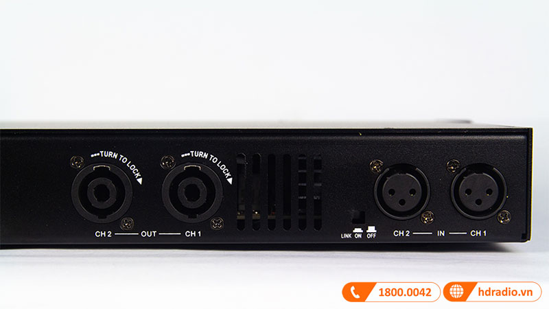 Cục đẩy nguồn xung Kiwi KA4450, 450W x 4 kênh, Class D-3