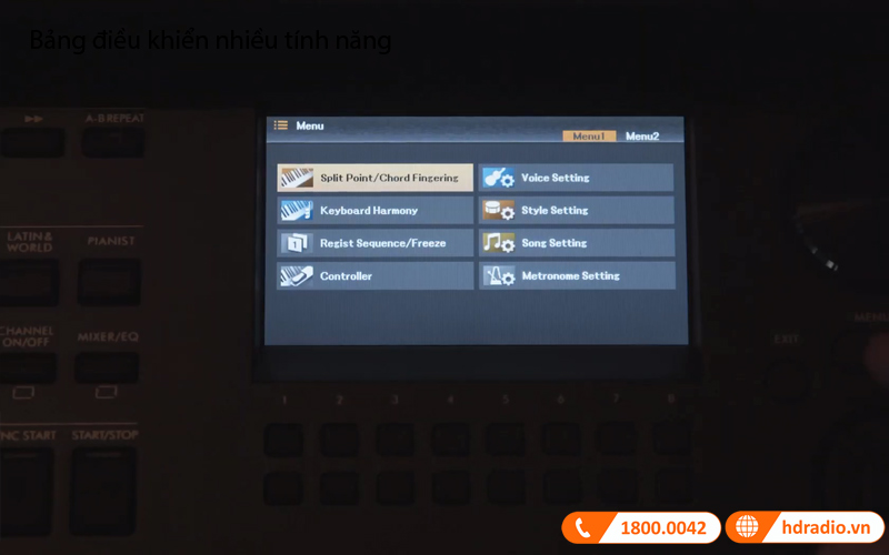 Đàn Piano Yamaha DGX 670, piano điện, 88 phím GHS, 630 âm sắc, 256 đa âm tối đa-8