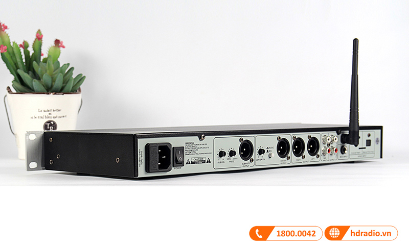 Vang cơ Kiwi KF X8 Pro, Bluetooth 4.0, DSP Digital Echo, Cổng Optical-3