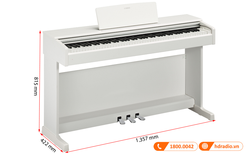 Đàn Piano Yamaha YDP 144, piano điện-4