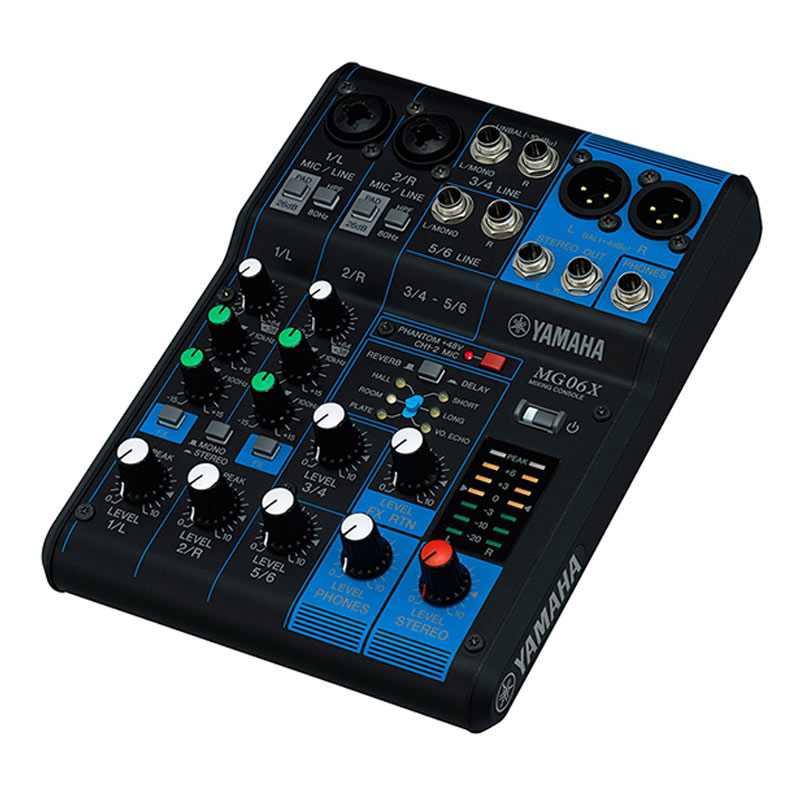 Bàn Mixer Yamaha MG06X, 6 kênh, Analog-1