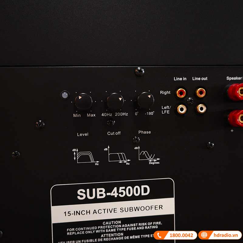 Loa Sub Paramax 4500D-11