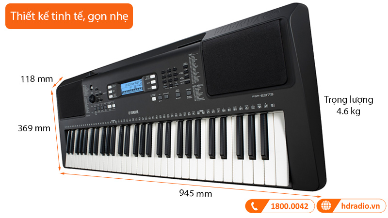 Đàn Organ Yamaha PSR E373-2