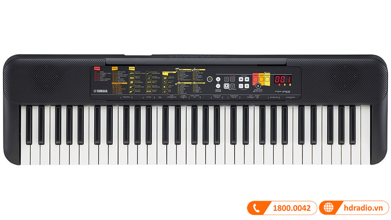 Đàn Organ Yamaha PSR F52, 61 Phím, 32 âm Polyphony, 136 âm sắc-1