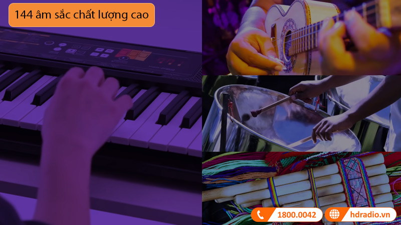 Đàn Organ Yamaha PSR F52, 61 Phím, 32 âm Polyphony, 136 âm sắc-15