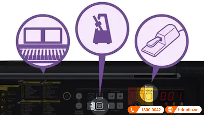 Đàn Organ Yamaha PSR F52, 61 Phím, 32 âm Polyphony, 136 âm sắc-21