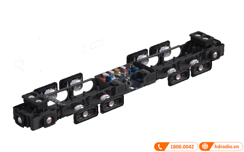 Loa soundbar Devialet Dione Opera de Paris mạ vàng, 950W, HDMI eARC, Optical, TOSLINK, AirPlay 2, Bluetooth 5.0, UPnP, Wifi-4