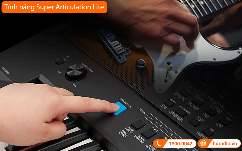 Đàn Organ Yamaha PSR EW425, 76 phím, 64 âm Polyphony, 820 âm sắc, AWM Stereo-11