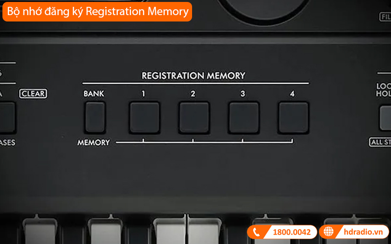 Đàn Organ Yamaha PSR EW425, 76 phím, 64 âm Polyphony, 820 âm sắc, AWM Stereo-21