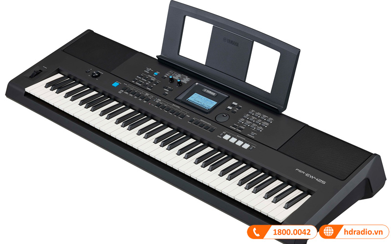 Đàn Organ Yamaha PSR EW425, 76 phím, 64 âm Polyphony, 820 âm sắc, AWM Stereo-30