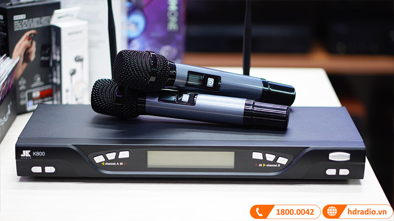 Micro JKaudio K800, Cảm biết gia tốc, Cảm biến tự ngắt, Dò sóng sạch-4