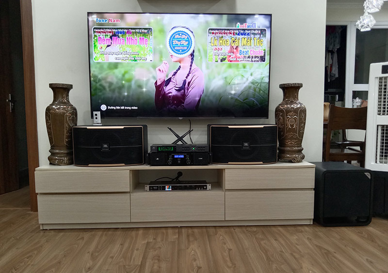 Dàn karaoke JBL gia đình HK24 (JBL Pasion 10, Công suất, vang cơ, micro, Sub)-1
