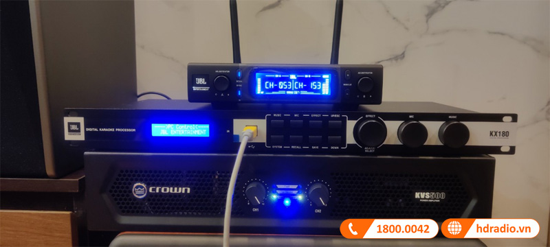 Dàn Karaoke JBL HK45 ( JBL Ki510, JBL KX180A, KVS500, JBL VM300 )-6