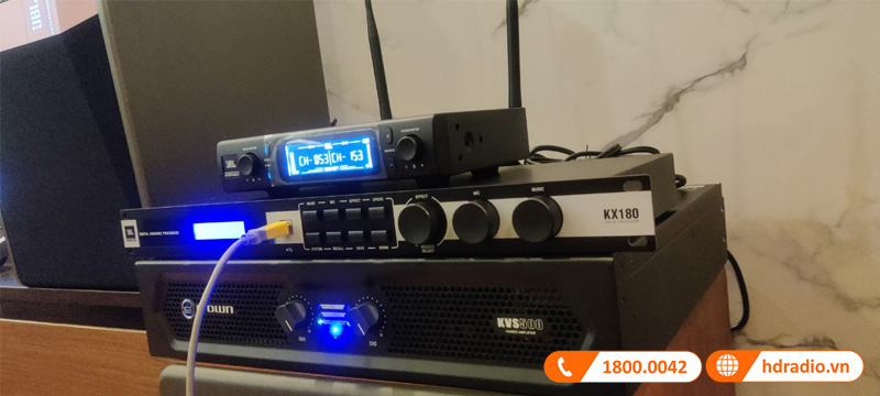 Dàn Karaoke JBL HK45 ( JBL Ki510, JBL KX180A, KVS500, JBL VM300 )-7